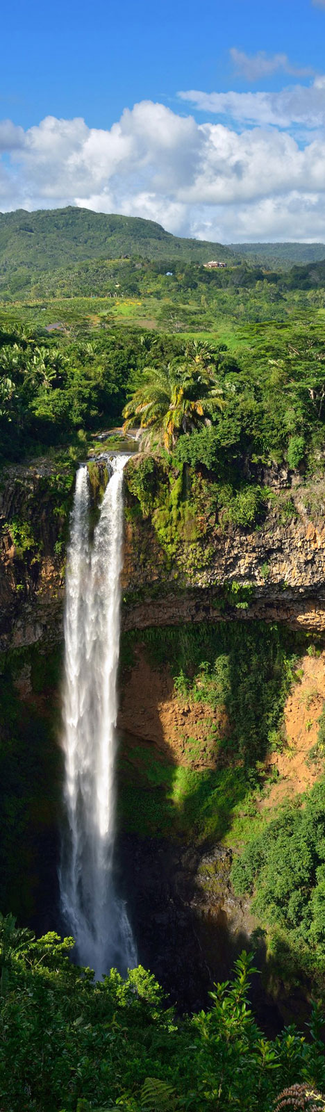 chamarel falls travel facts